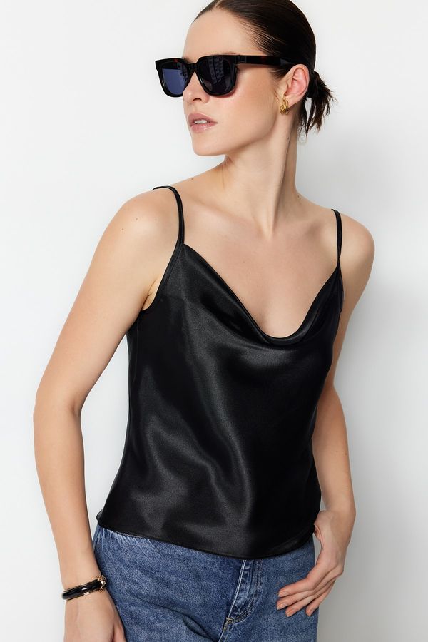 Trendyol Trendyol Blouse - Black - Fitted