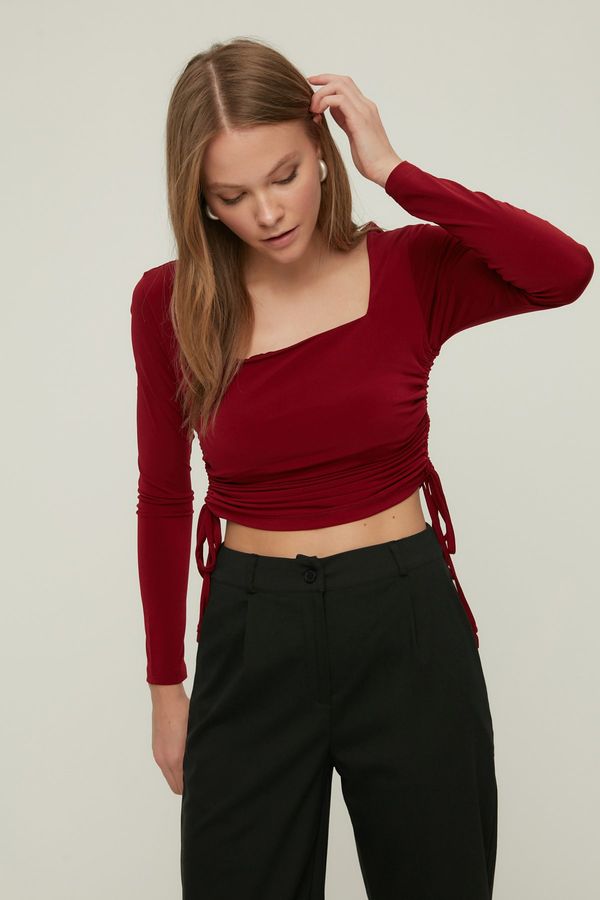 Trendyol Trendyol Blouse - Burgundy - Regular fit