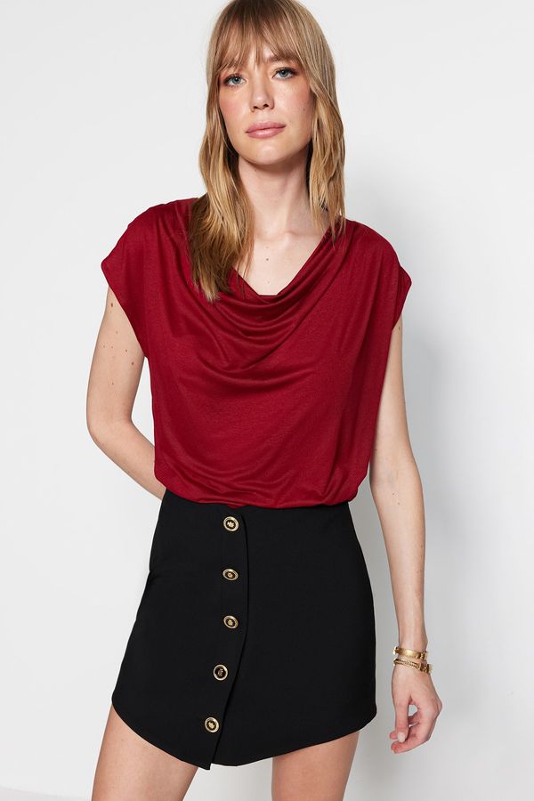 Trendyol Trendyol Blouse - Burgundy - Regular fit