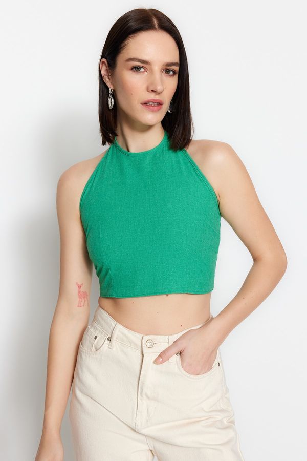 Trendyol Trendyol Blouse - Green - Fitted