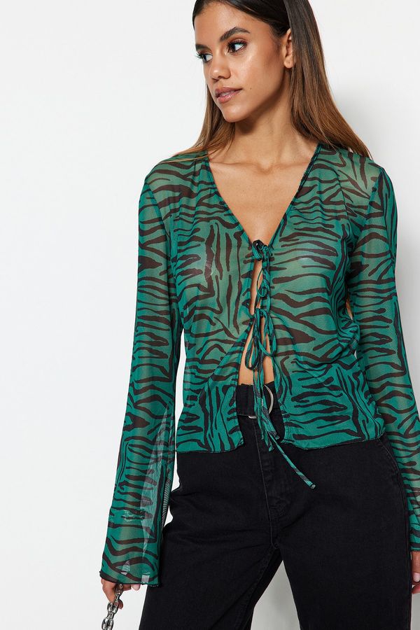 Trendyol Trendyol Blouse - Green - Regular fit