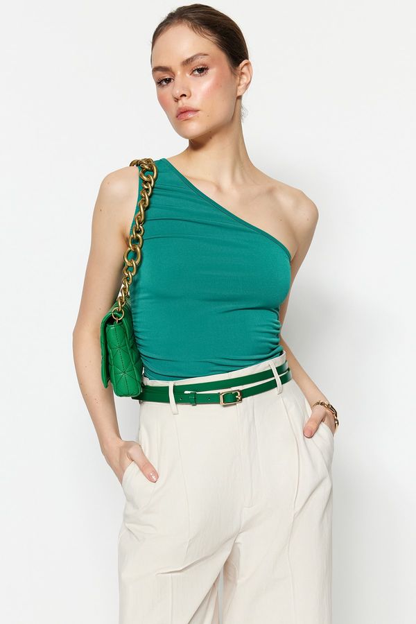 Trendyol Trendyol Blouse - Green - Slim fit