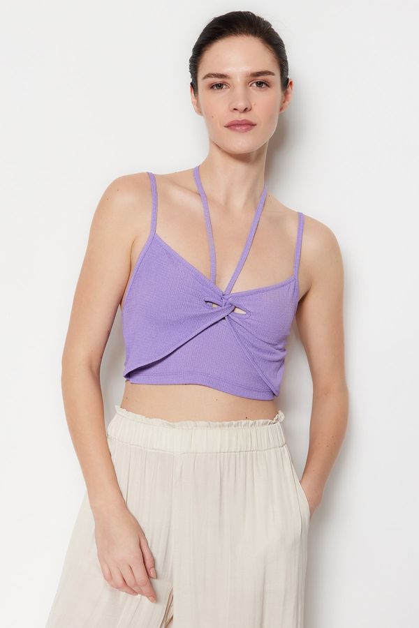 Trendyol Trendyol Blouse - Purple - Fitted