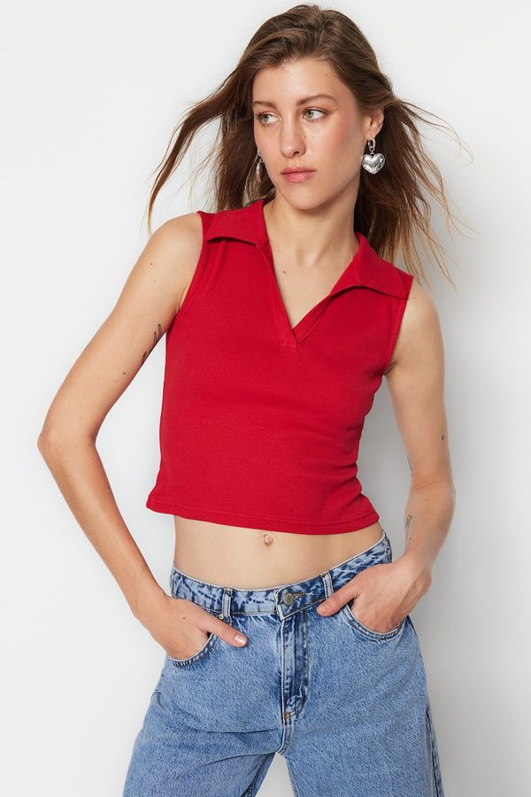 Trendyol Trendyol Blouse - Red - Slim fit