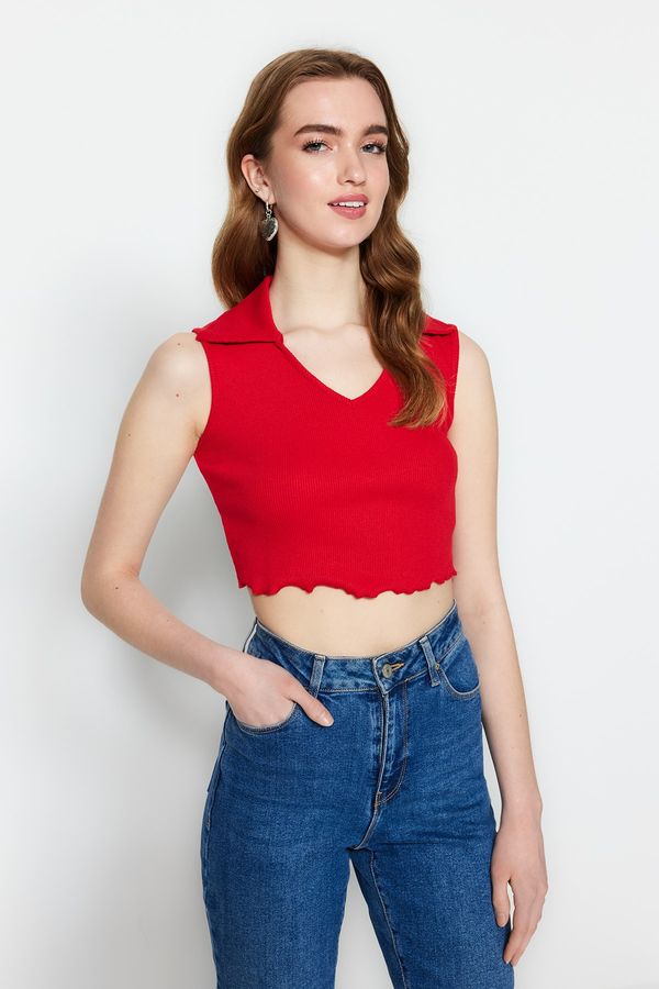 Trendyol Trendyol Blouse - Red - Slim fit