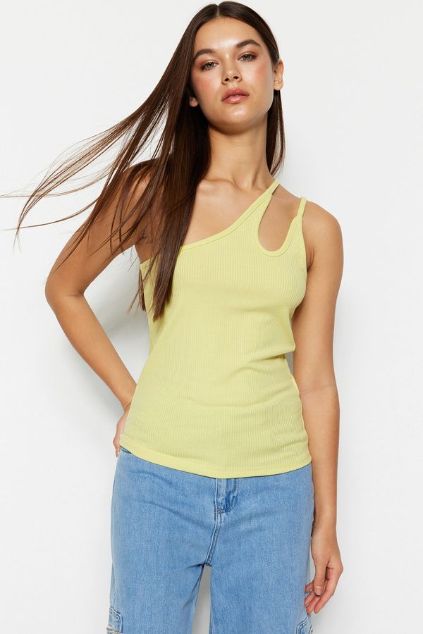 Trendyol Trendyol Blouse - Yellow - Fitted