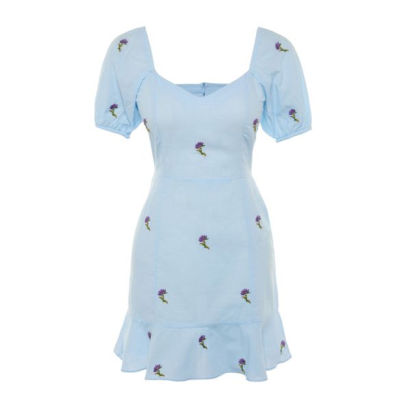 Trendyol Trendyol Blue Embroidered Dress