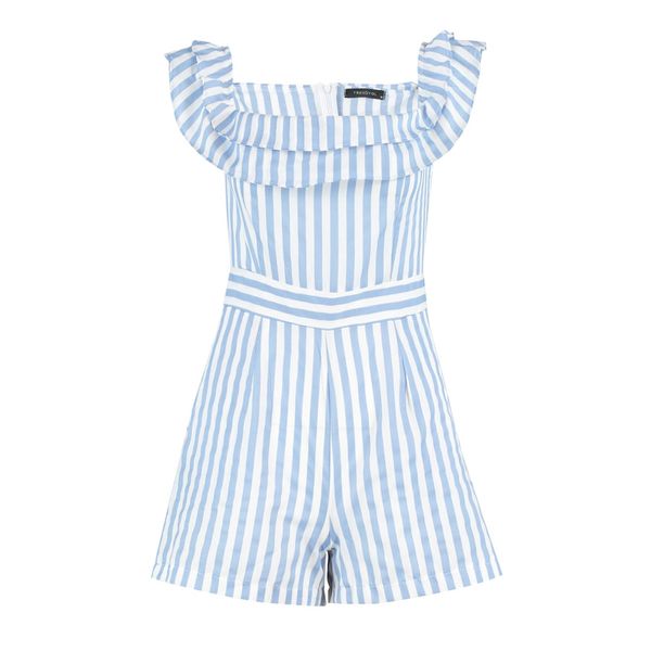 Trendyol Trendyol Blue Petite Striped Jumpsuit