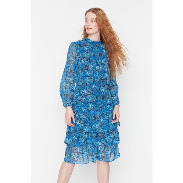 Trendyol Trendyol Blue Ruffle Dress