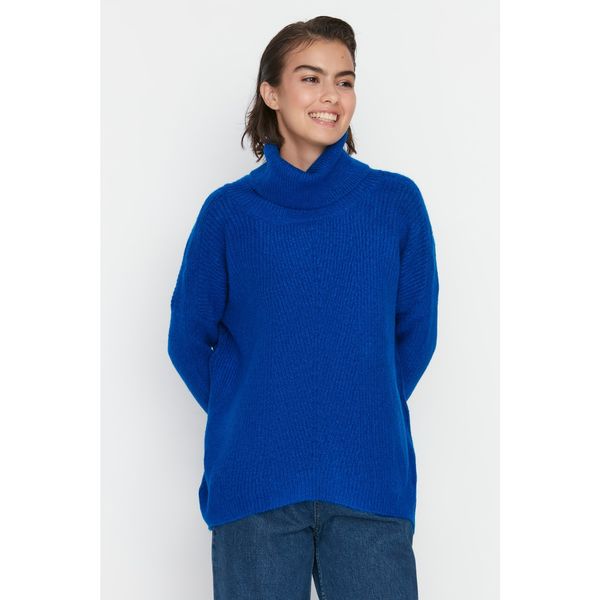 Trendyol Trendyol Blue Turtleneck Knitwear Sweater