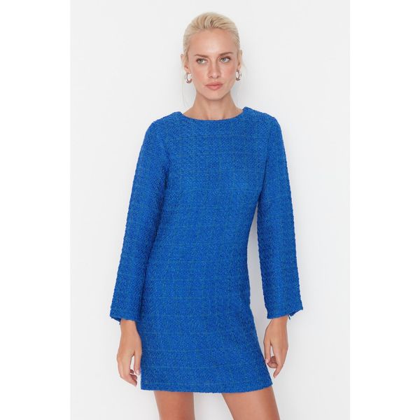 Trendyol Trendyol Blue Tweed Dress