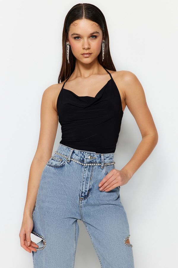 Trendyol Trendyol Bodysuit - Black - Fitted