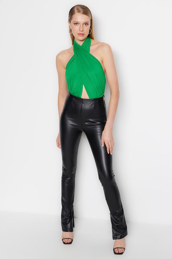Trendyol Trendyol Bodysuit - Green - Fitted