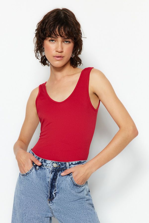Trendyol Trendyol Bodysuit - Red - Slim fit