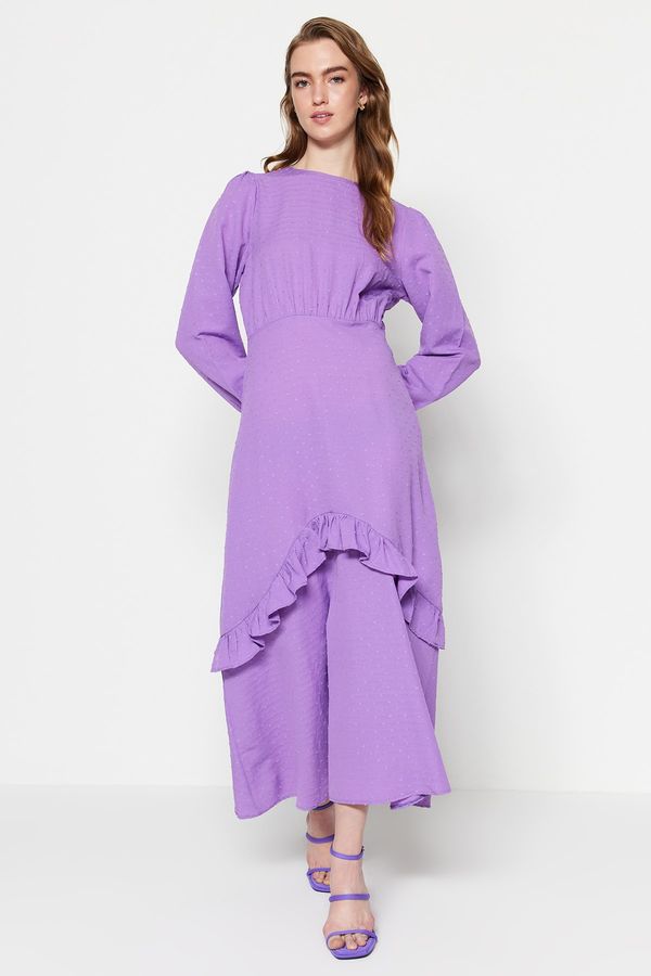Trendyol Trendyol Both Dress - Purple - Ruffle