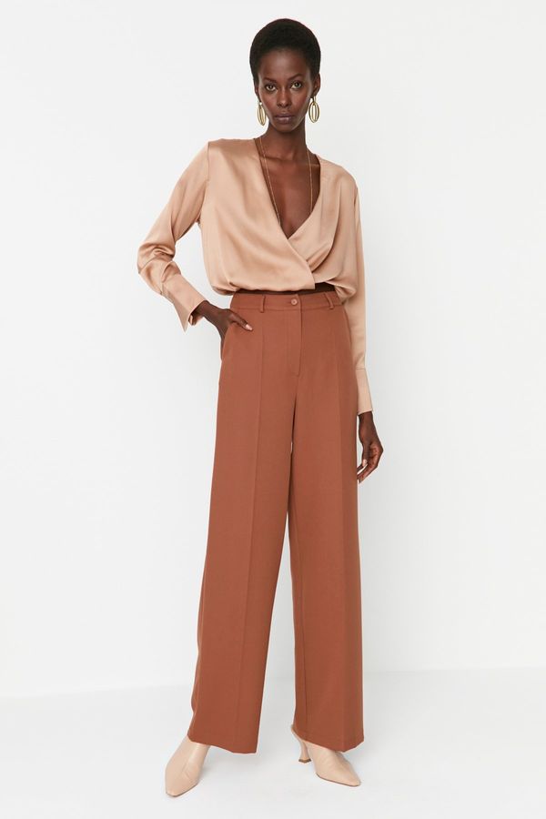 Trendyol Trendyol Brown Basic Trousers