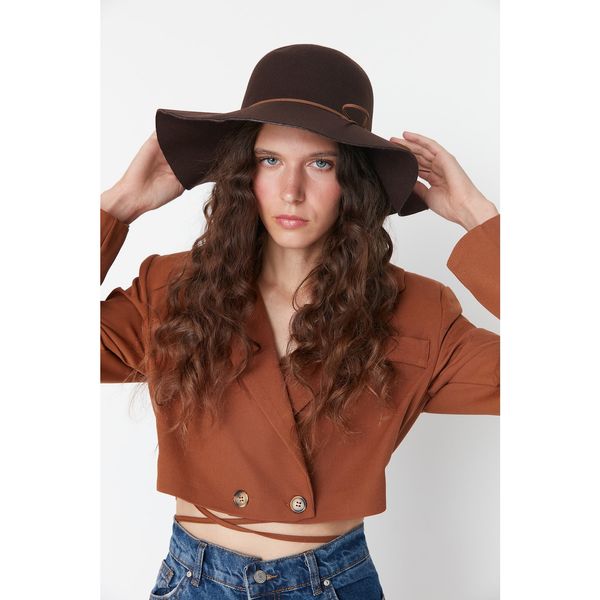 Trendyol Trendyol Brown Fedora Women's Hat