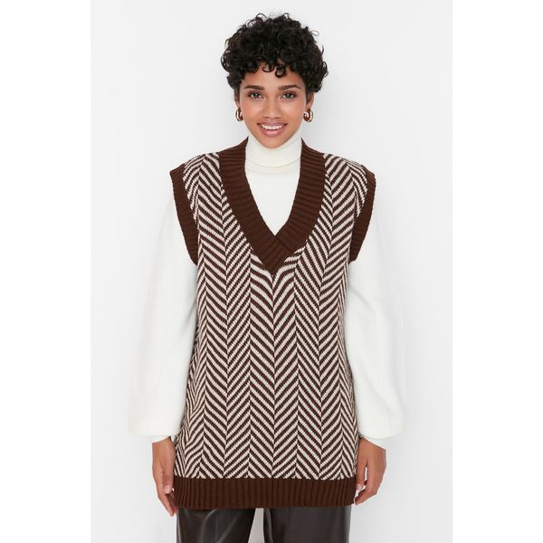 Trendyol Trendyol Brown Knitwear Sweater