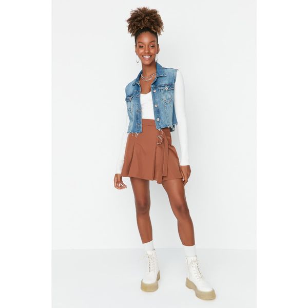 Trendyol Trendyol Brown Mini Skirt