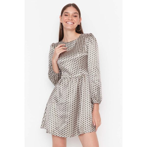 Trendyol Trendyol Camel Patterned Dress