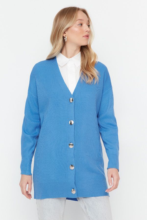 Trendyol Trendyol Cardigan - Blue - Regular fit