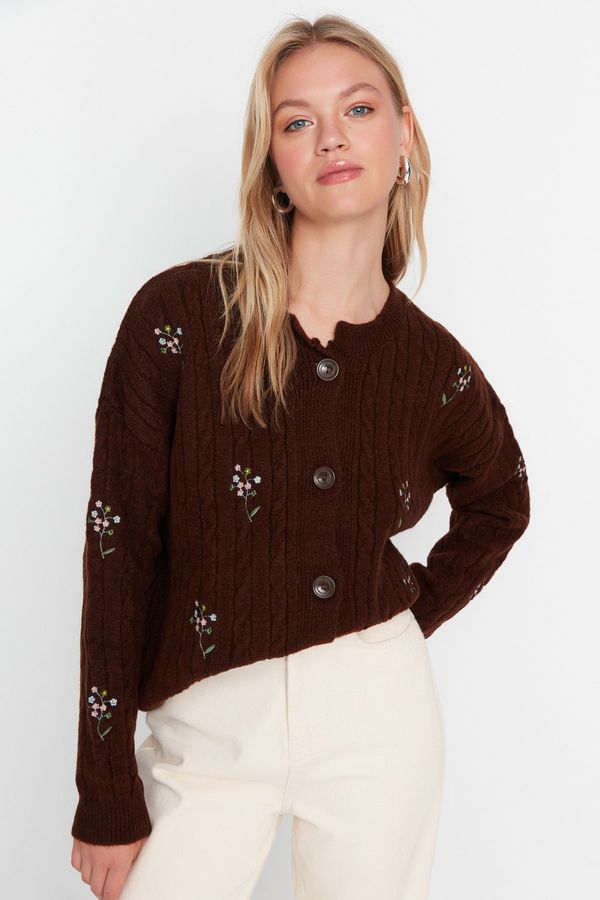 Trendyol Trendyol Cardigan - Brown - Regular fit