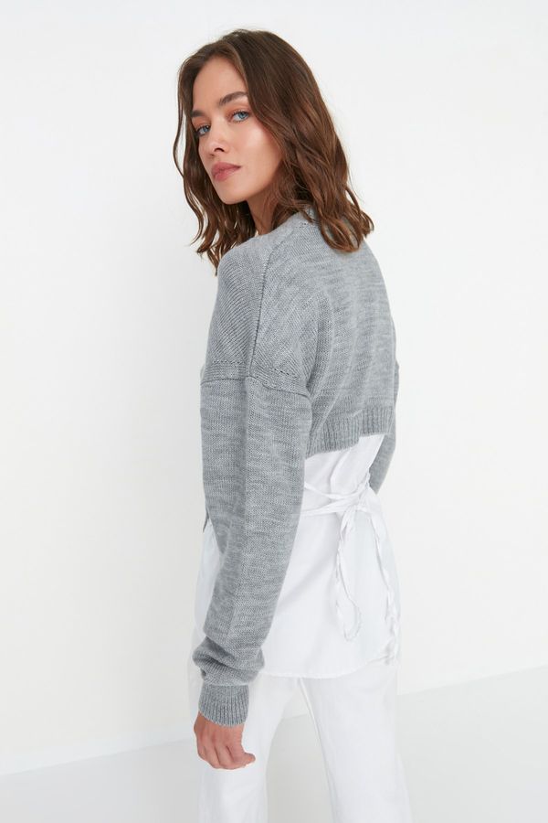 Trendyol Trendyol Cardigan - Gray - Regular fit