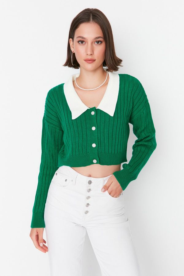 Trendyol Trendyol Cardigan - Green - Regular fit