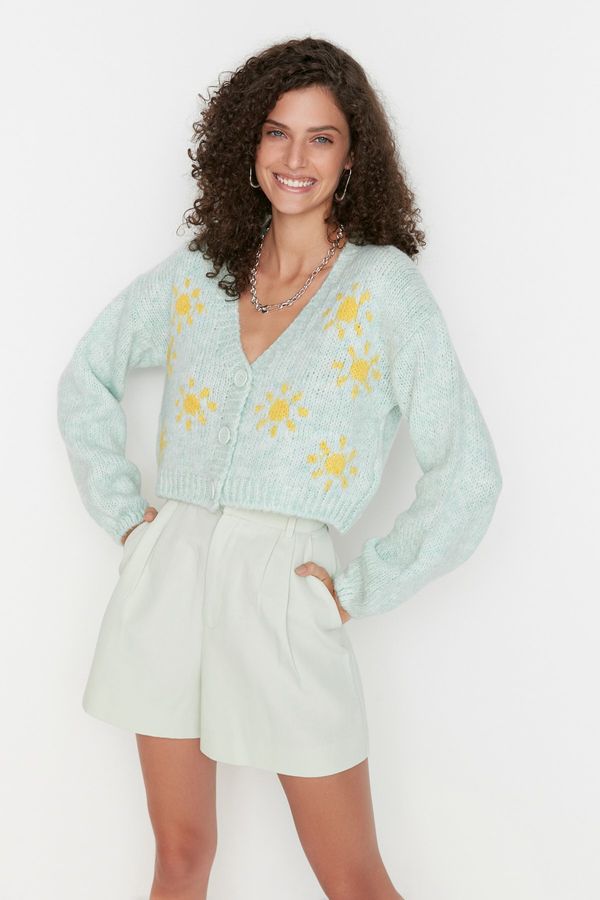 Trendyol Trendyol Cardigan - Green - Regular fit