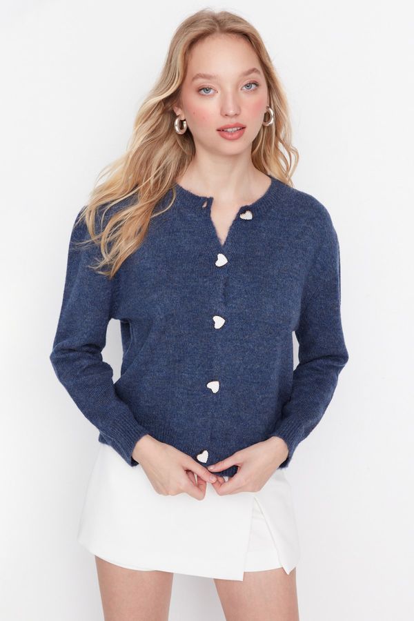 Trendyol Trendyol Cardigan - Navy blue - Regular fit