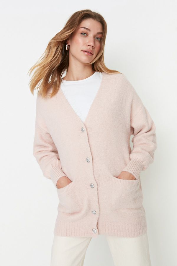 Trendyol Trendyol Cardigan - Pink - Regular fit