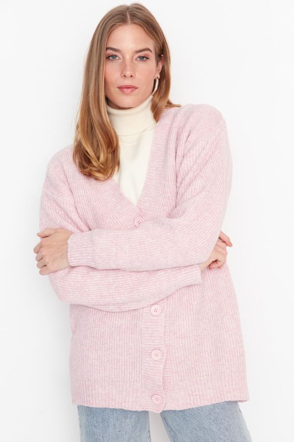 Trendyol Trendyol Cardigan - Pink - Regular fit