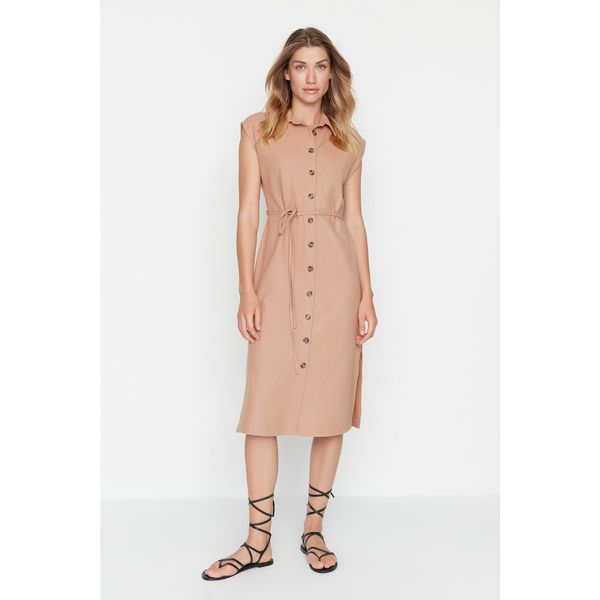 Trendyol Trendyol Cinnamon Belted Dress