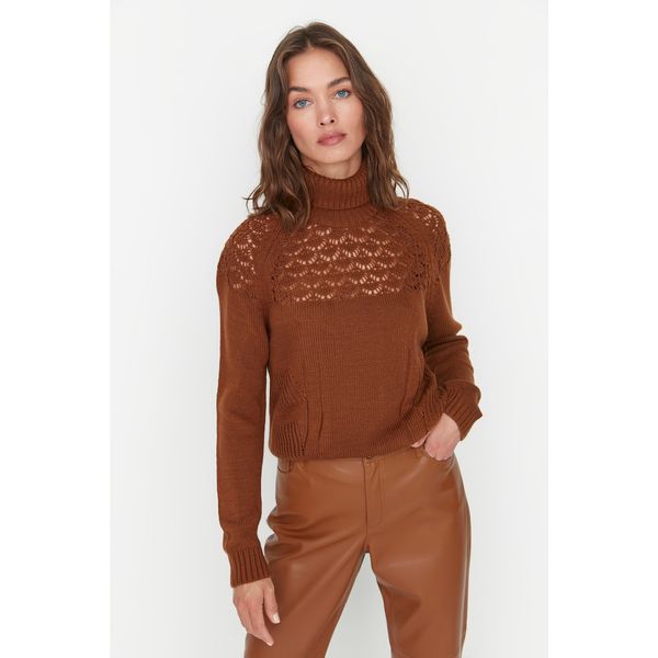 Trendyol Trendyol Cinnamon Turtleneck Knitwear Sweater