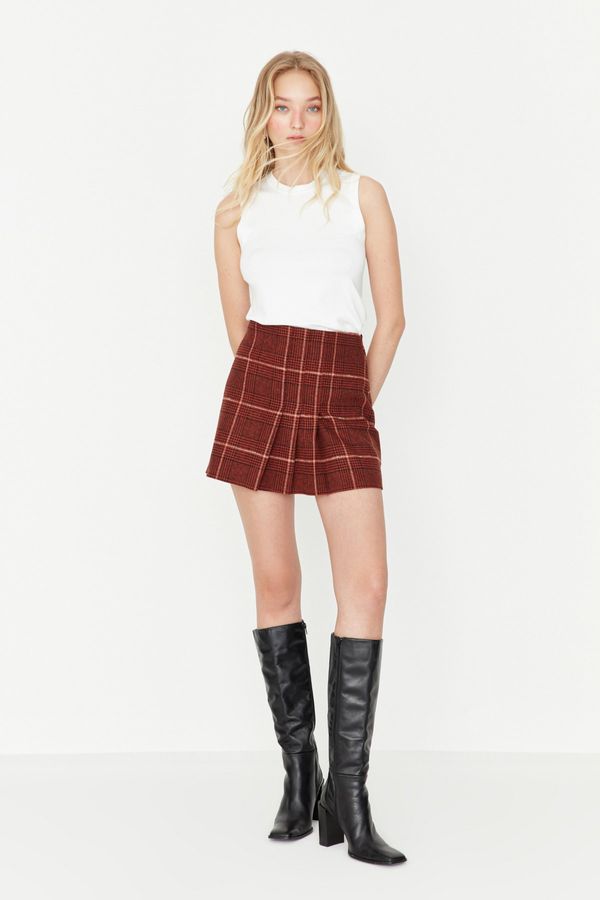 Trendyol Trendyol Claret Red Mini Skirt