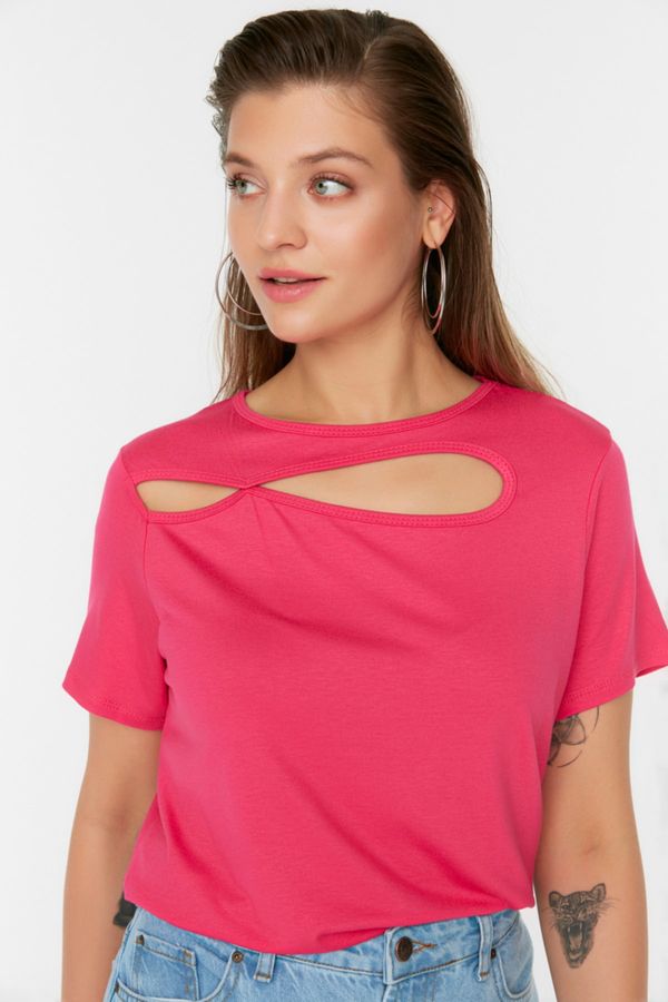 Trendyol Trendyol Curve Plus Size Blouse - Pink - Regular fit