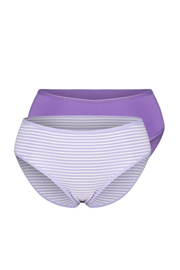 Trendyol Trendyol Curve Plus Size Briefs - Purple