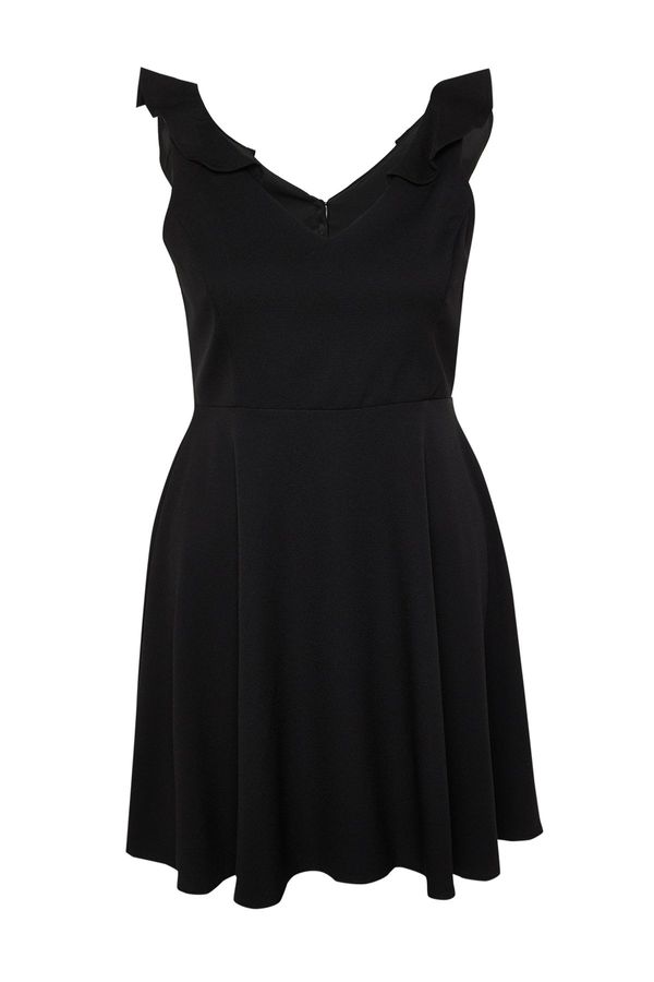 Trendyol Trendyol Curve Plus Size Dress - Black - A-line
