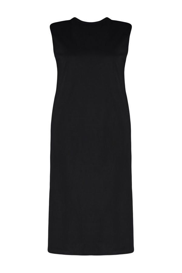 Trendyol Trendyol Curve Plus Size Dress - Black - Shift