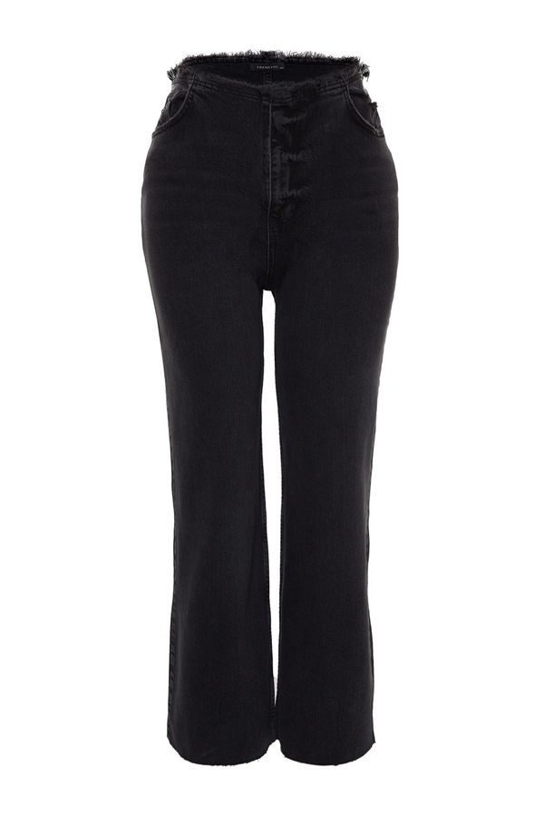 Trendyol Trendyol Curve Plus Size Jeans - Black - Wide leg