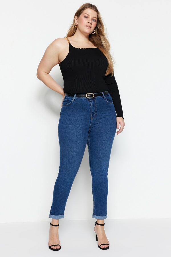 Trendyol Trendyol Curve Plus Size Jeans - Blue - Skinny