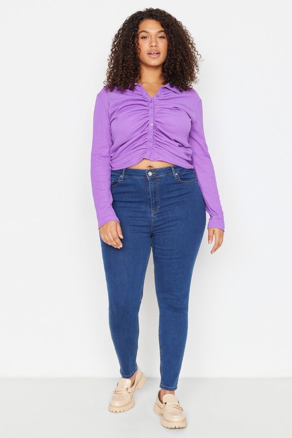 Trendyol Trendyol Curve Plus Size Jeans - Blue - Skinny