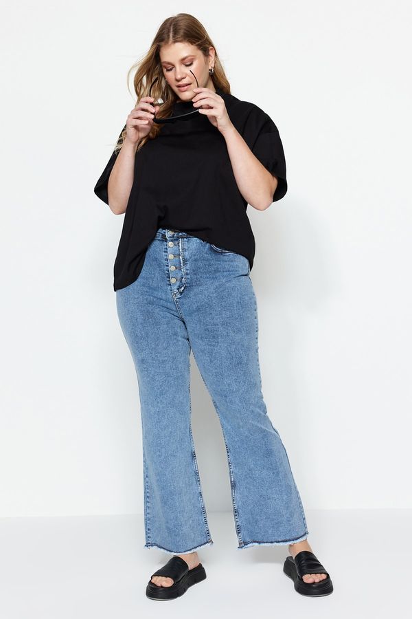 Trendyol Trendyol Curve Plus Size Jeans - Blue - Slim