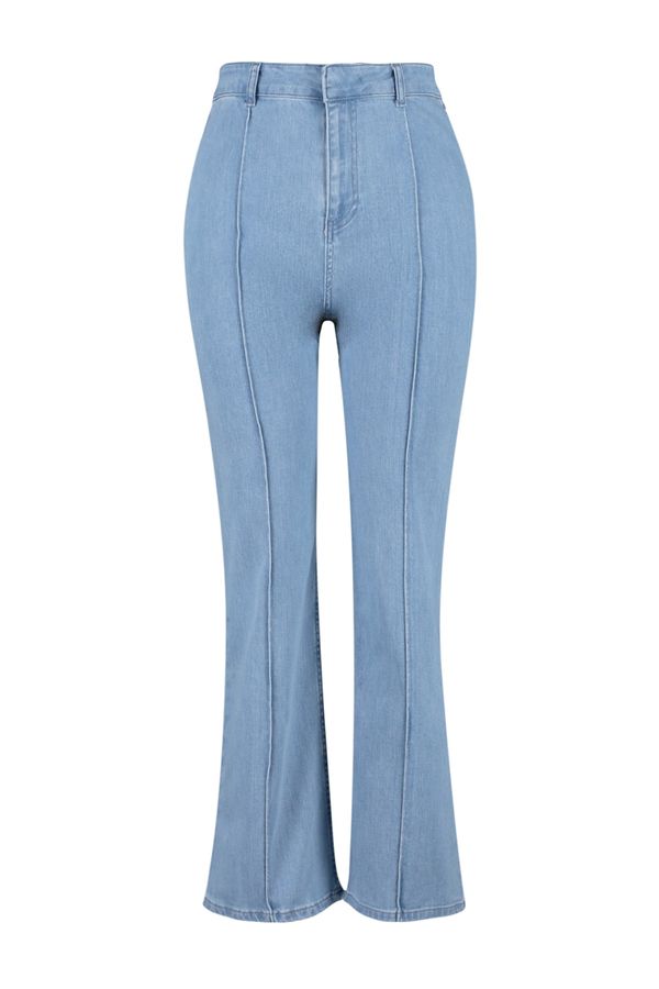Trendyol Trendyol Curve Plus Size Jeans - Blue - Wide leg