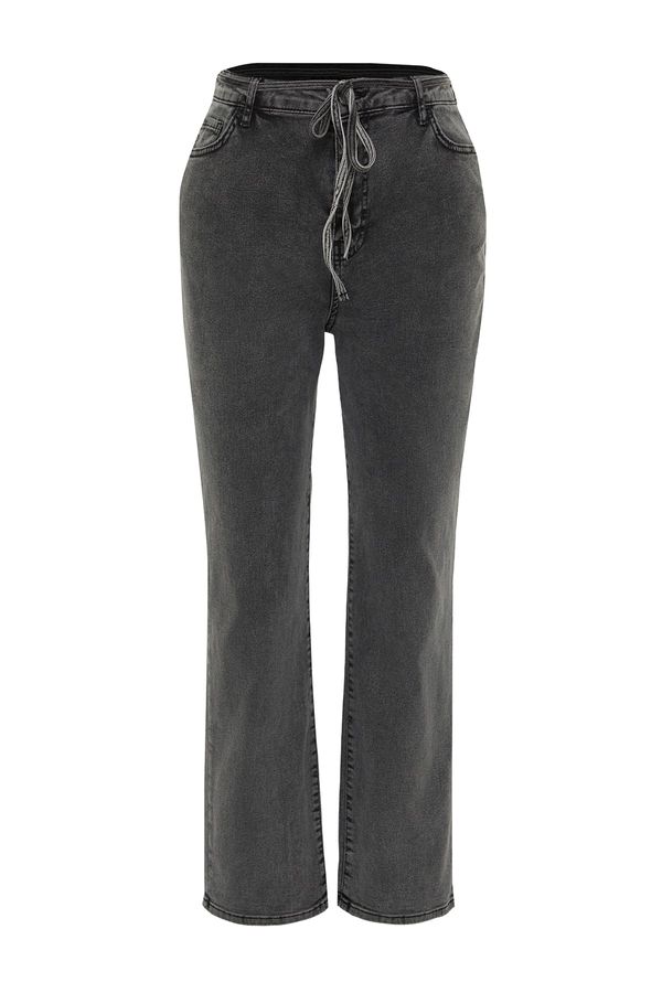 Trendyol Trendyol Curve Plus Size Jeans - Gray - Bootcut