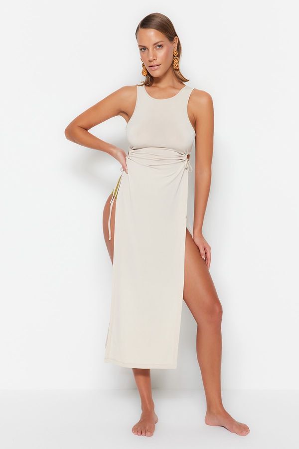 Trendyol Trendyol Dress - Beige - Bodycon