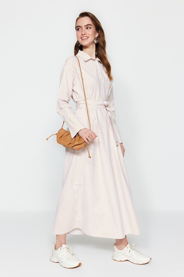 Trendyol Trendyol Dress - Beige - Shirt dress