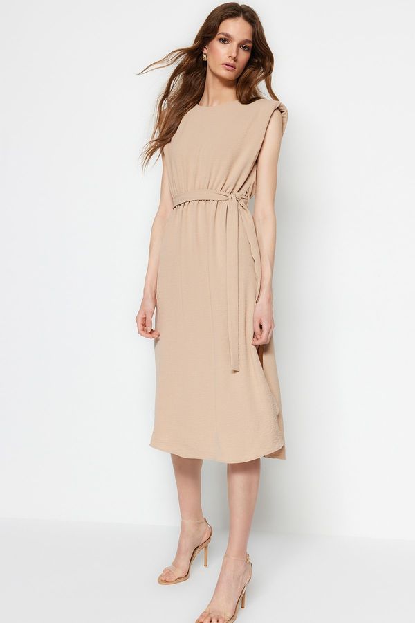 Trendyol Trendyol Dress - Beige - Skater