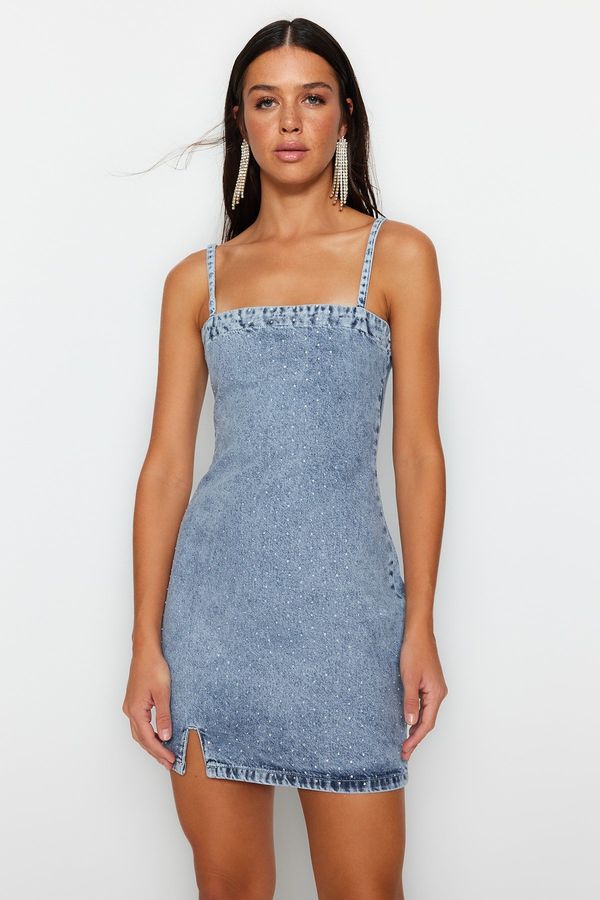 Trendyol Trendyol Dress - Blue - Bodycon