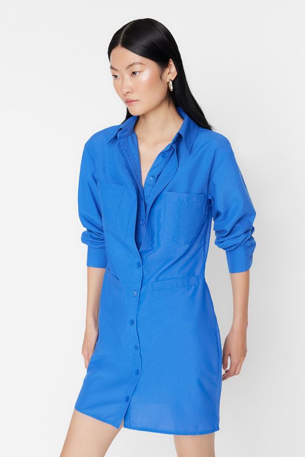 Trendyol Trendyol Dress - Blue - Shirt dress